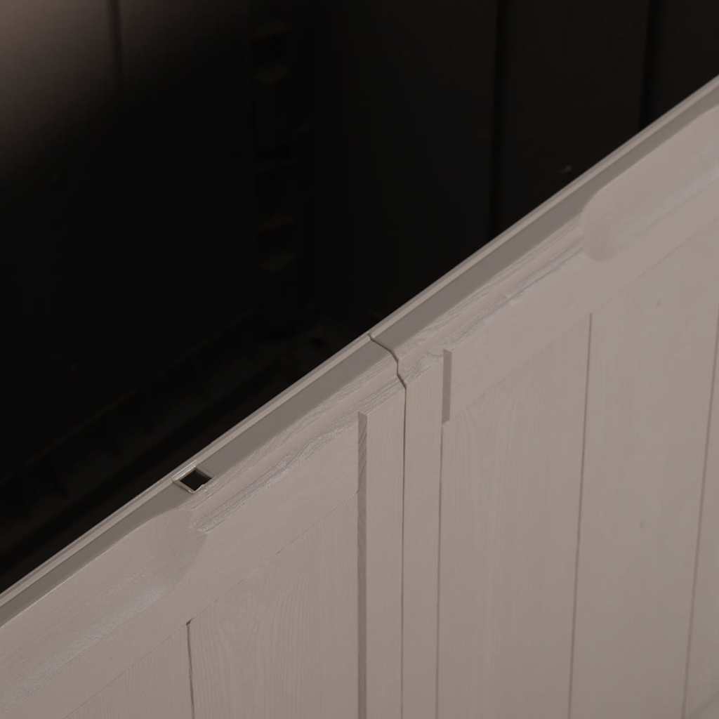 Garden Storage Box 180L Brown PP Wood Look