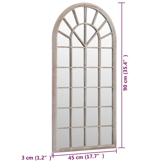 Mirror 90X45 Cm Iron For Indoor Use