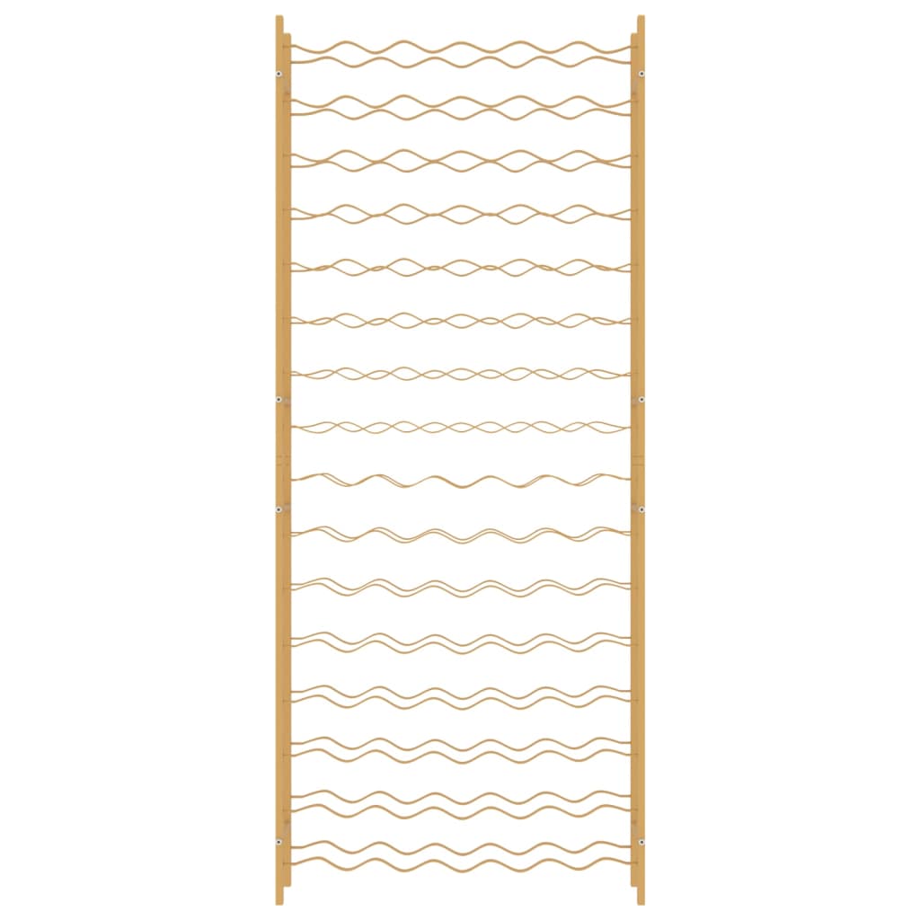 Wine Rack for 96 Bottles Gold Metal