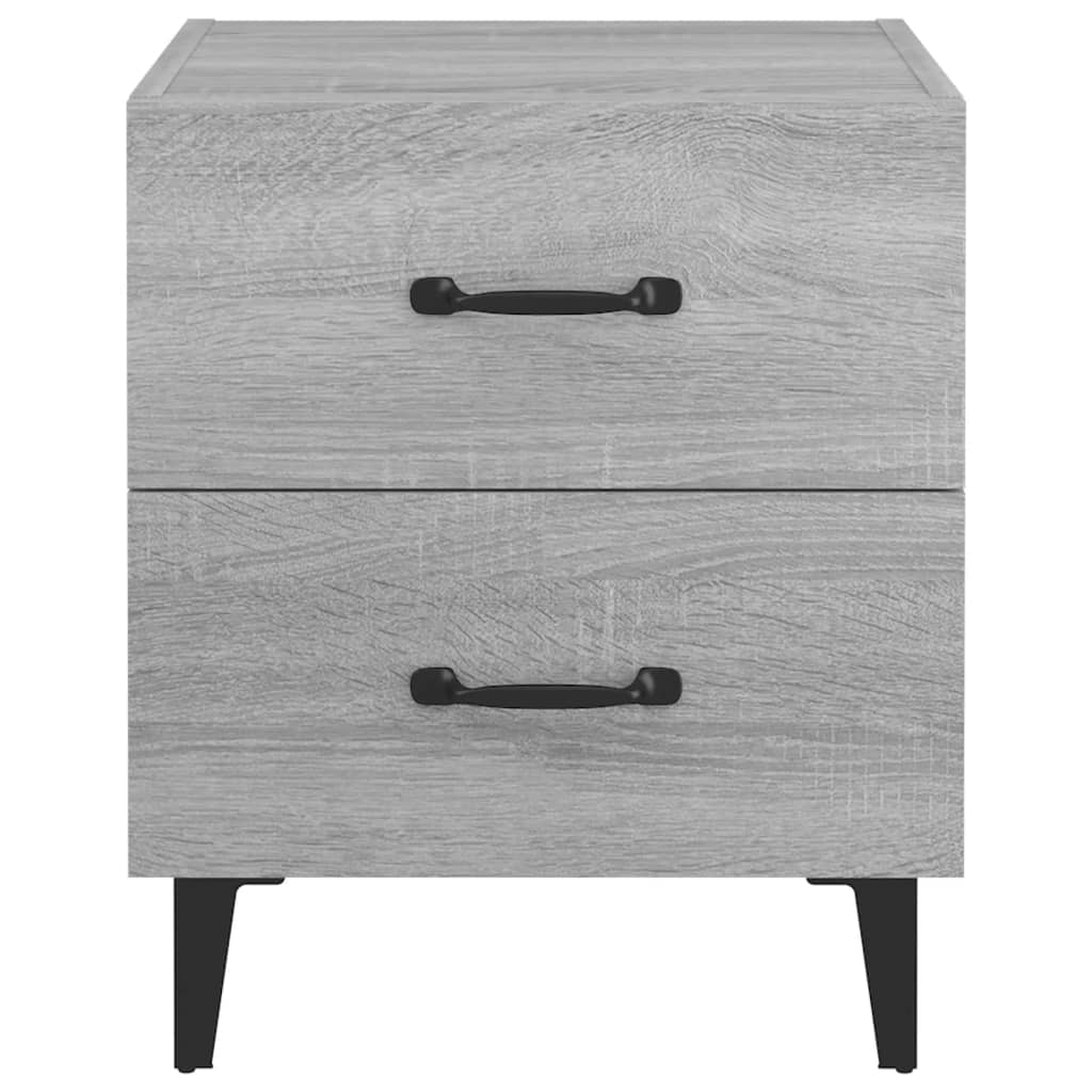 Bedside Cabinets 2 pcs Grey Sonoma 40x35x47.5 cm