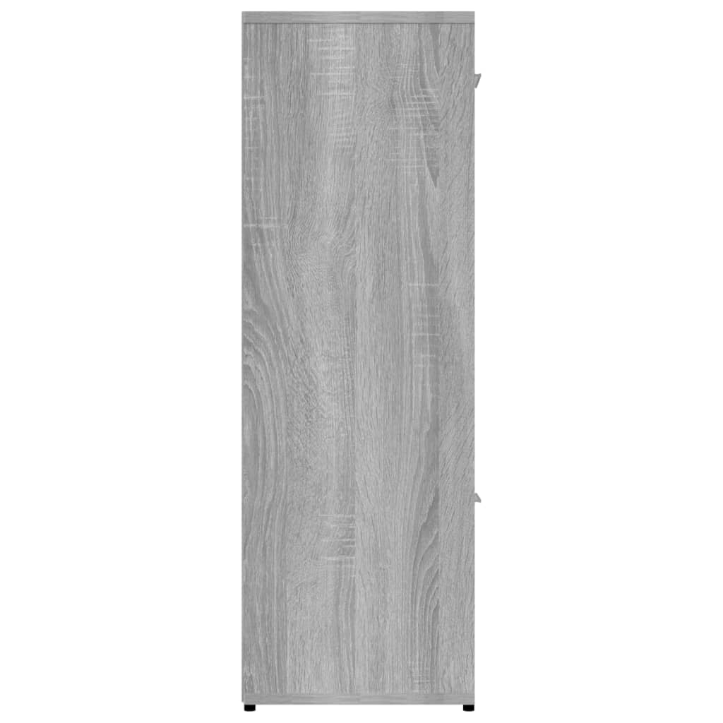 Book Cabinet Grey Sonoma 90x30x90 cm Engineered Wood
