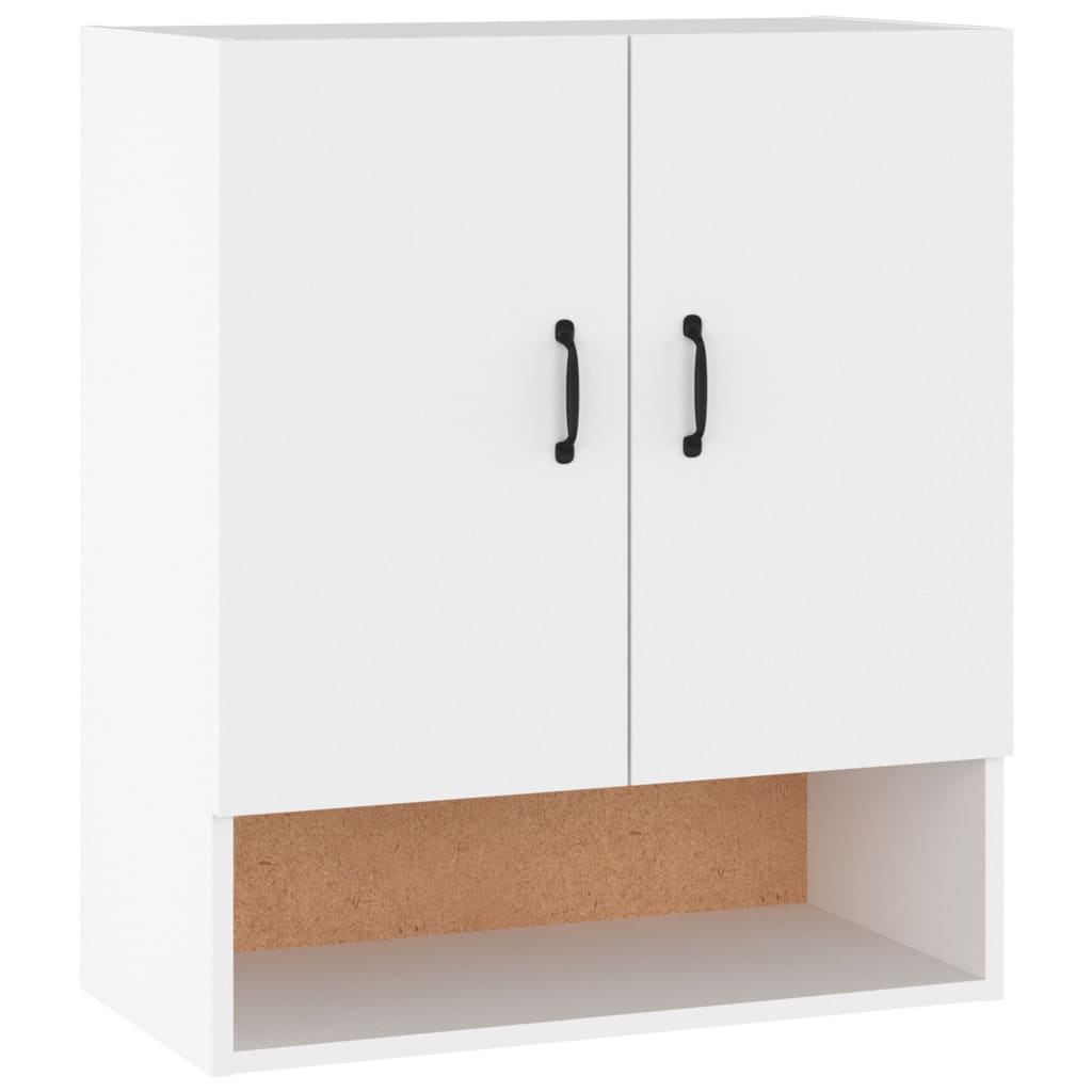 Wall Cabinet White 60x31x70 cm Engineered Wood