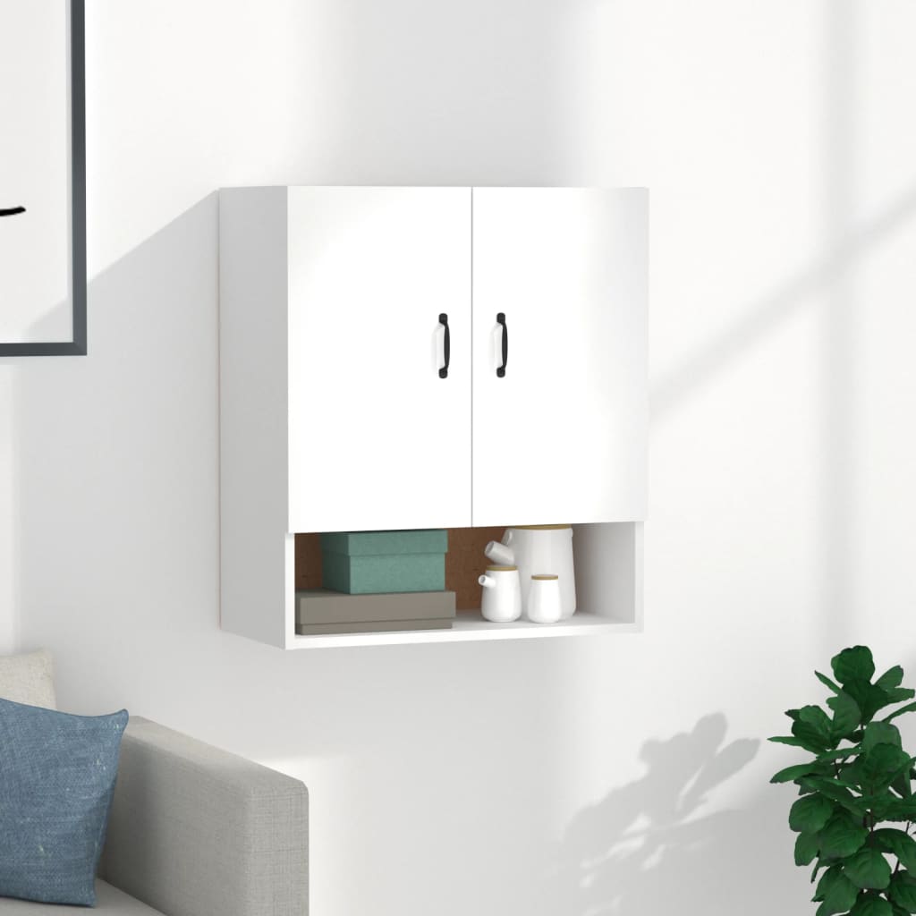 Wall Cabinet White 60x31x70 cm Engineered Wood