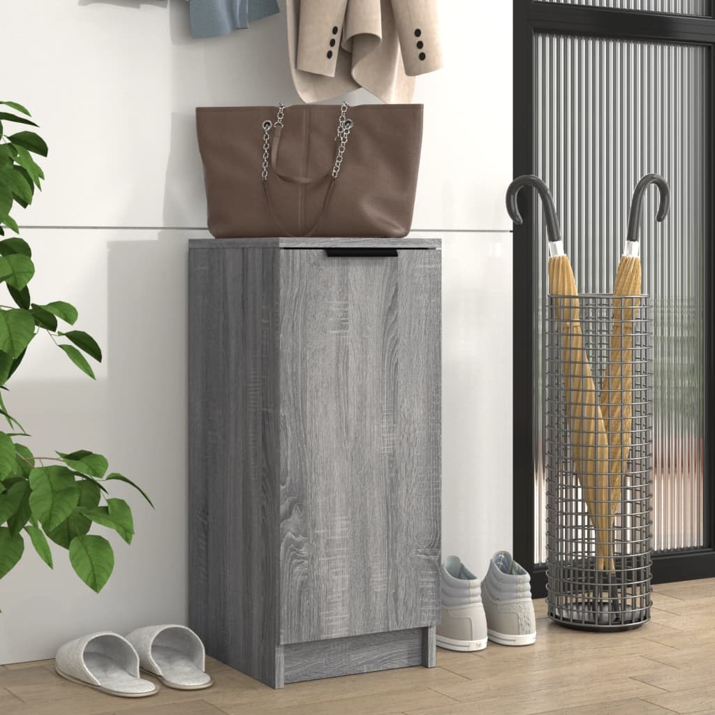 Shoe Cabinet Grey Sonoma 30x35x70 cm Engineered Wood