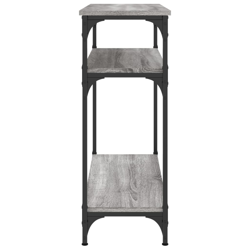 Console Table Grey Sonoma 75x29x75 cm Engineered Wood