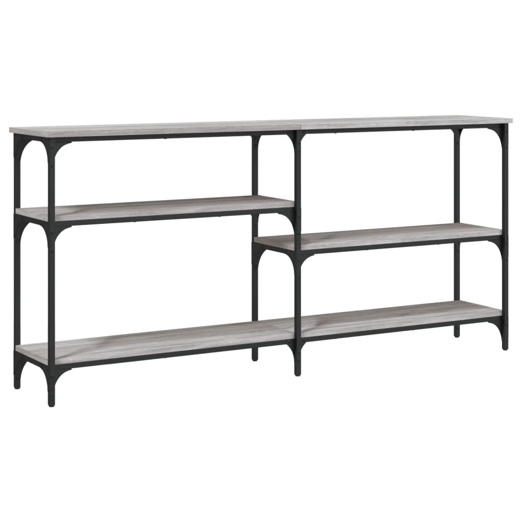 Console Table Grey Sonoma 160x29x75 cm Engineered Wood