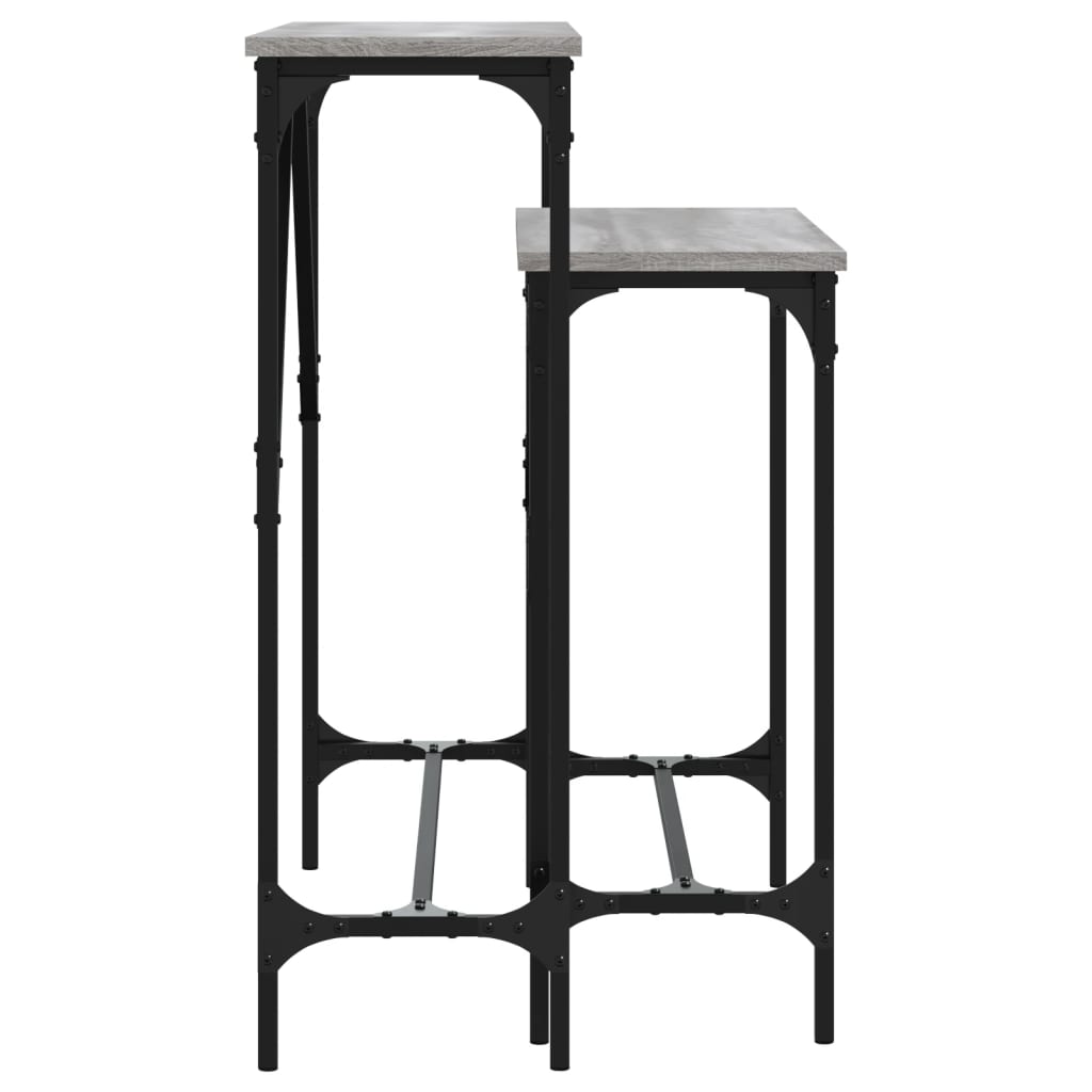 Console Tables 2 pcs Grey Sonoma Engineered Wood