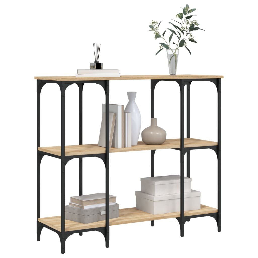 Console Table Sonoma Oak 102x35x90 cm Engineered Wood