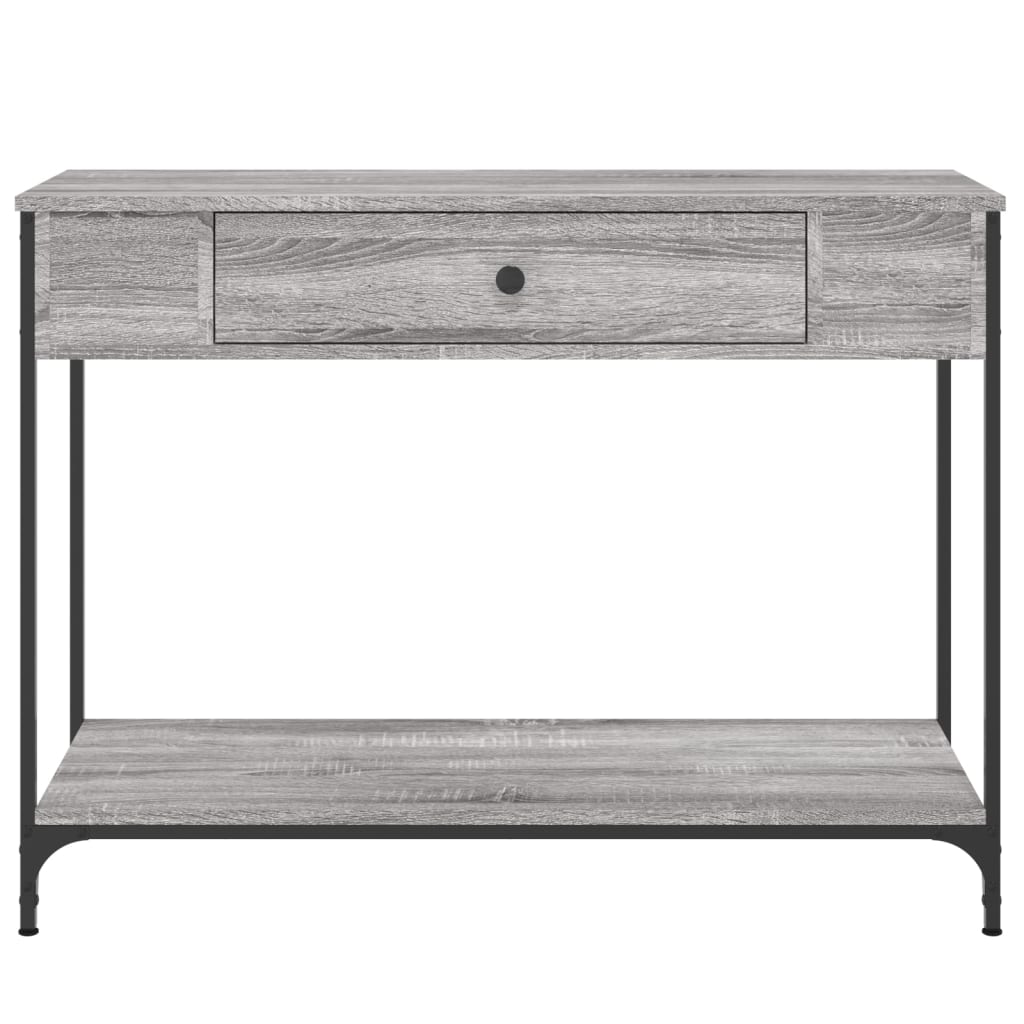 Console Table Grey Sonoma 100x34.5x75 cm Engineered Wood