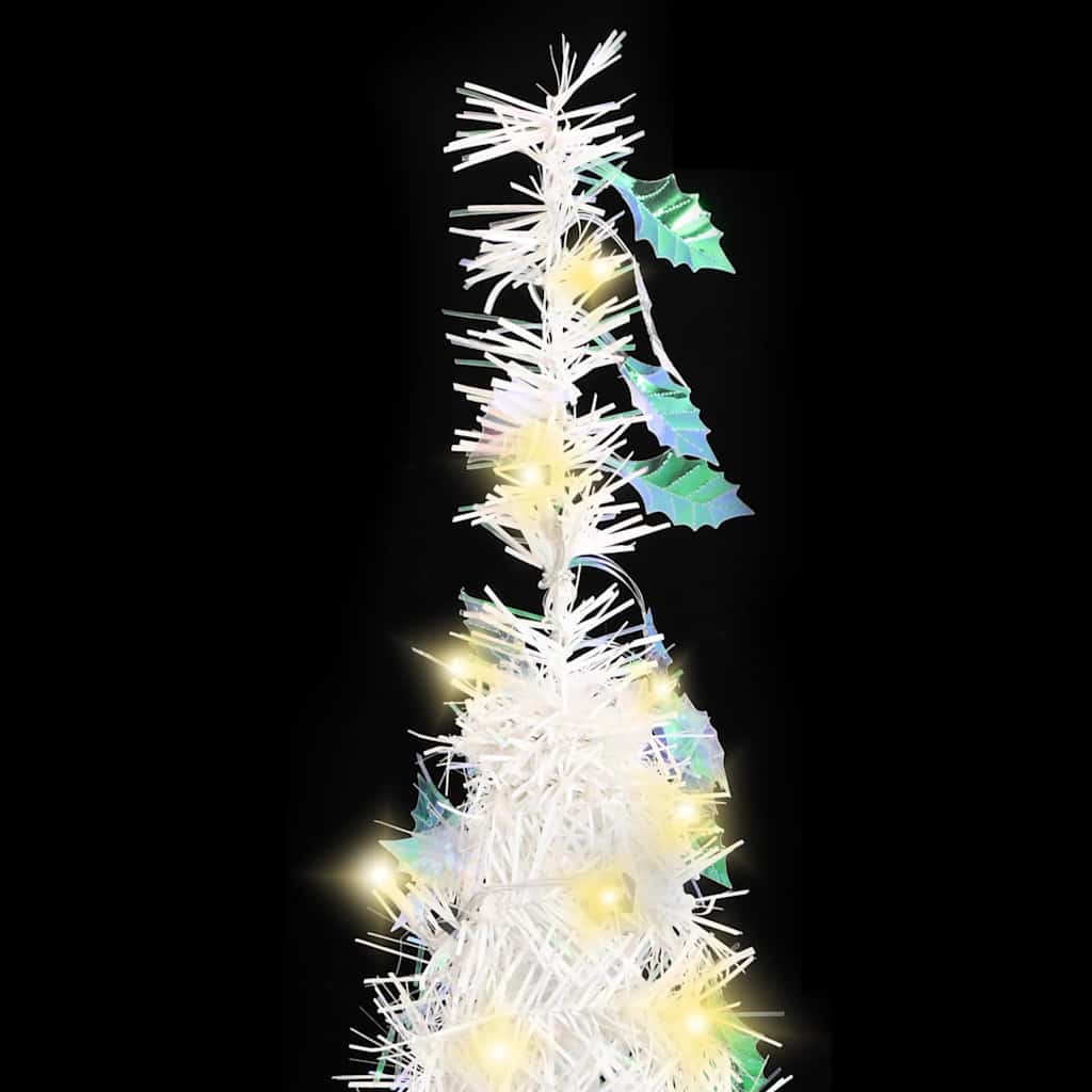 Artificial Christmas Tree Pop-up 50 LEDs White 120 cm