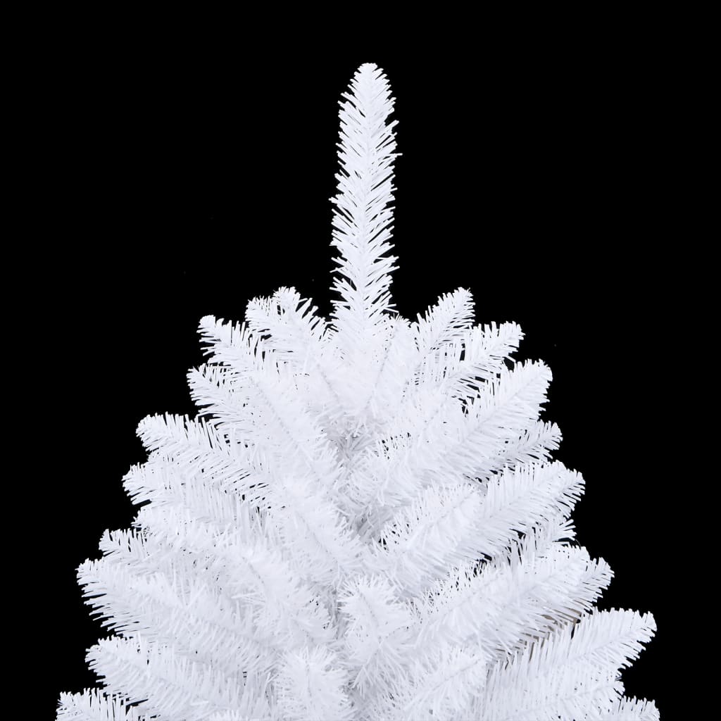 Artificial Hinged Christmas Tree with Stand White 120 cm