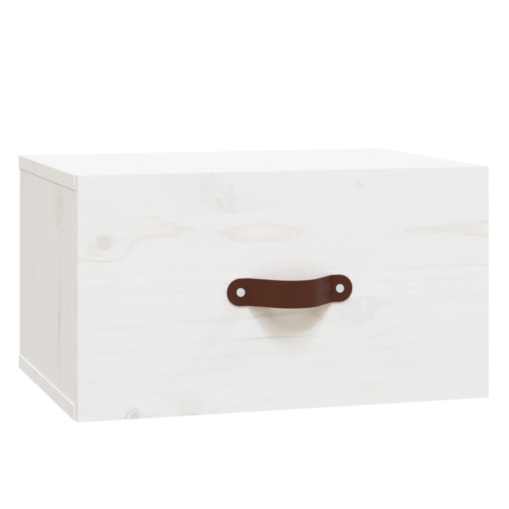 Wall-mounted Bedside Cabinet White 40x29.5x22 cm