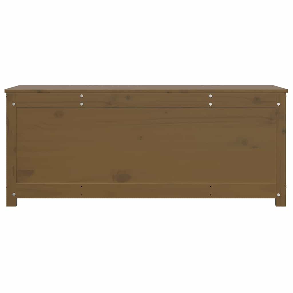 Storage Box Honey Brown 110x50x45.5 cm Solid Wood Pine