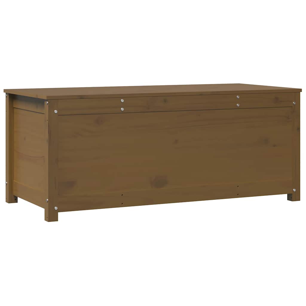 Storage Box Honey Brown 110x50x45.5 cm Solid Wood Pine