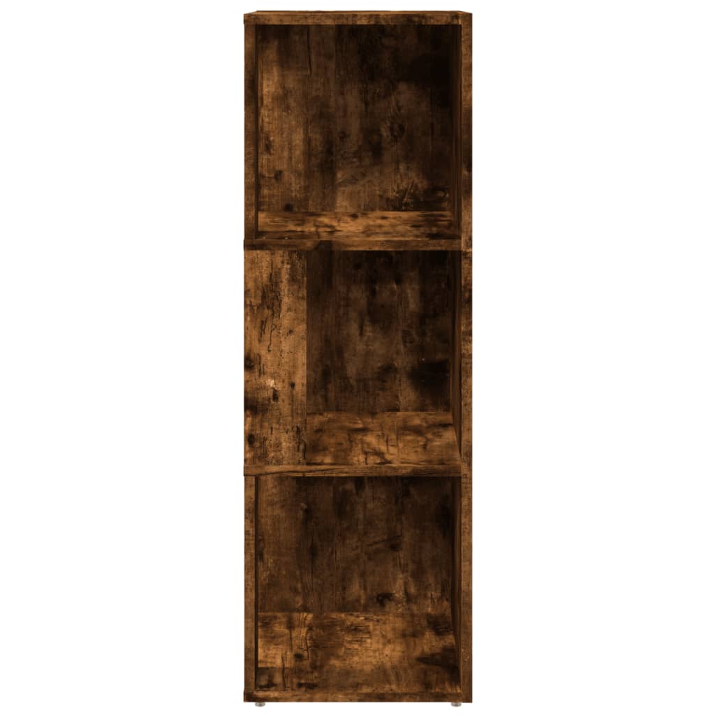 Corner Cabinet Smoked Oak 33x33x100 cm Engineered Wood