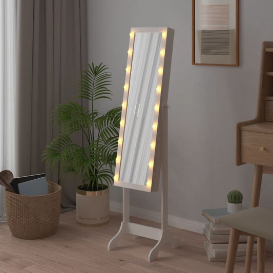 Free-Standing Mirror With Led 34X37X146 Cm