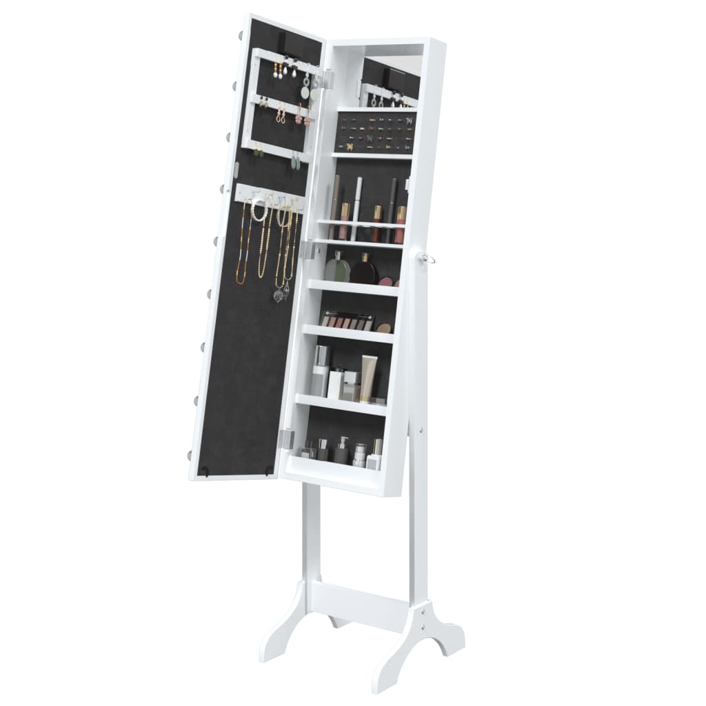Free-Standing Mirror With Led 34X37X146 Cm