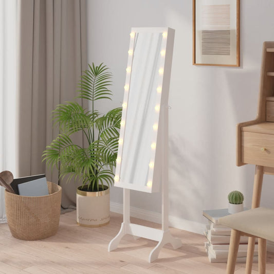 Free-Standing Mirror With Led 34X37X146 Cm