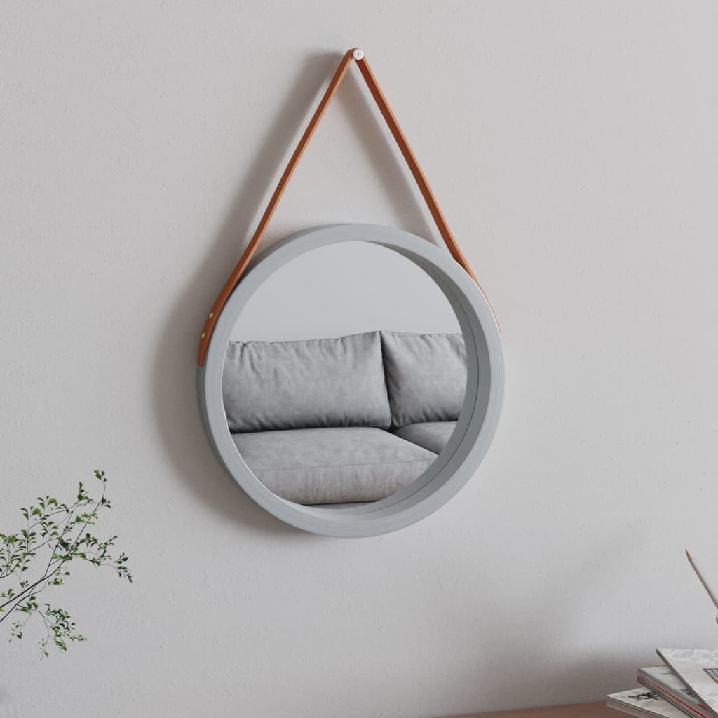 Wall Mirror With Strap 50 Cm