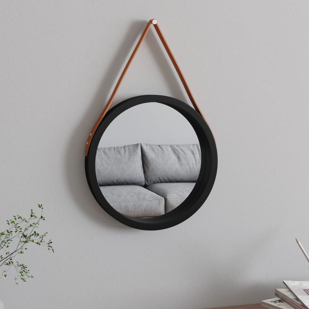 Wall Mirror With Strap 50 Cm