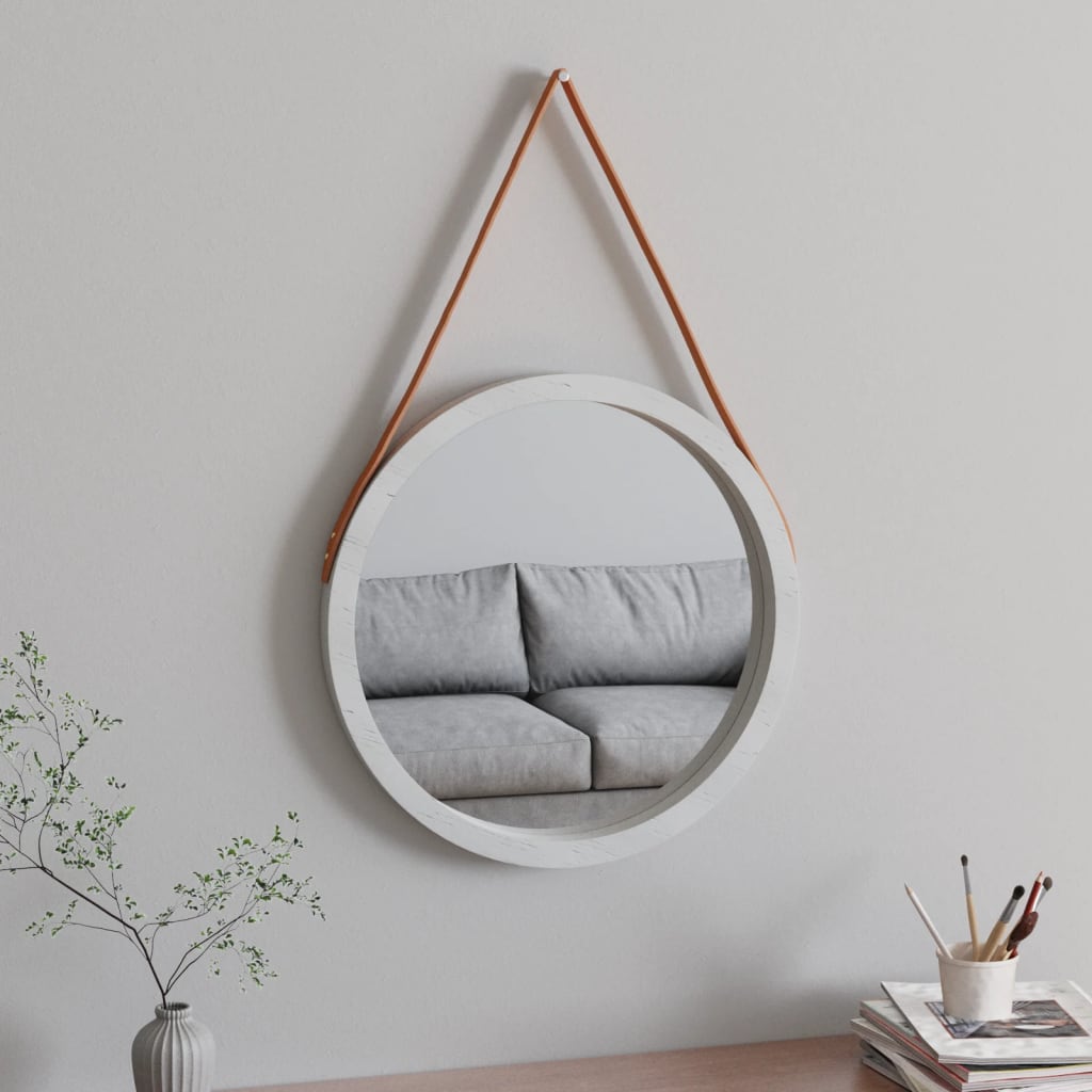 Wall Mirror With Strap 50 Cm