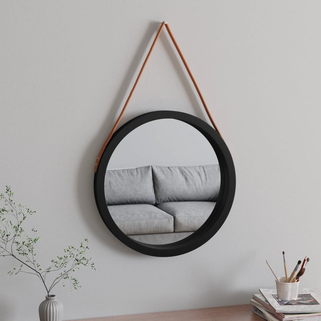 Wall Mirror With Strap 50 Cm