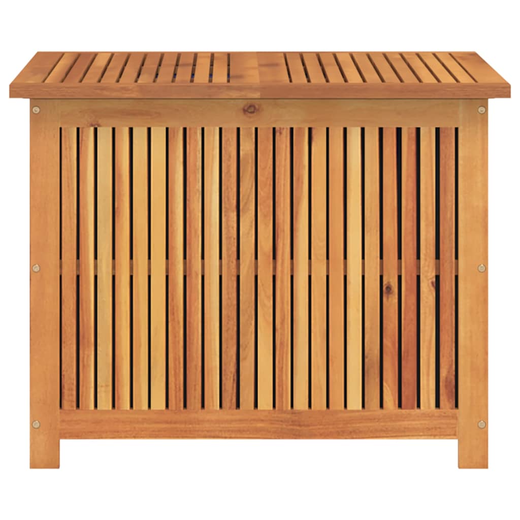 Garden Storage Box 75x75x58 cm Solid Wood Acacia