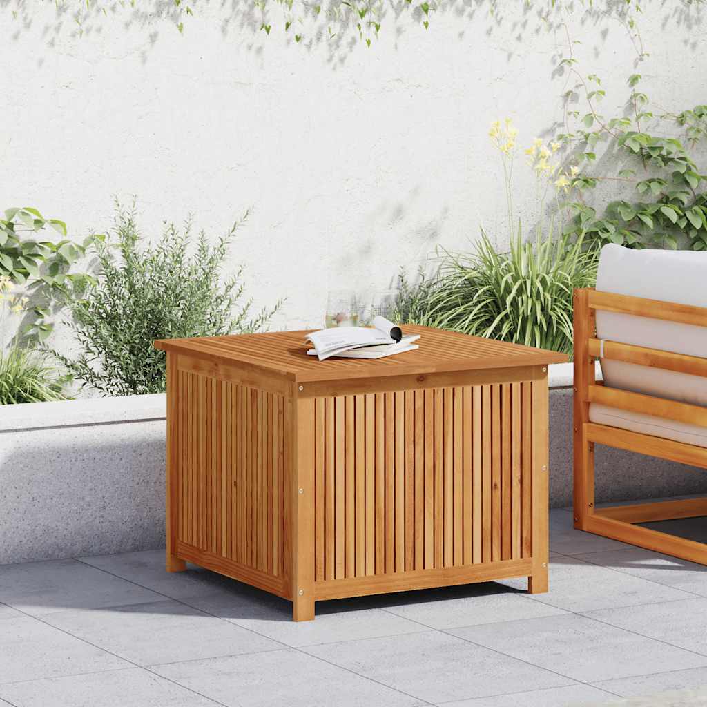 Garden Storage Box 75x75x58 cm Solid Wood Acacia
