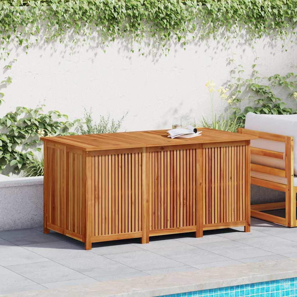 Garden Storage Box 150x80x75 cm Solid Wood Acacia