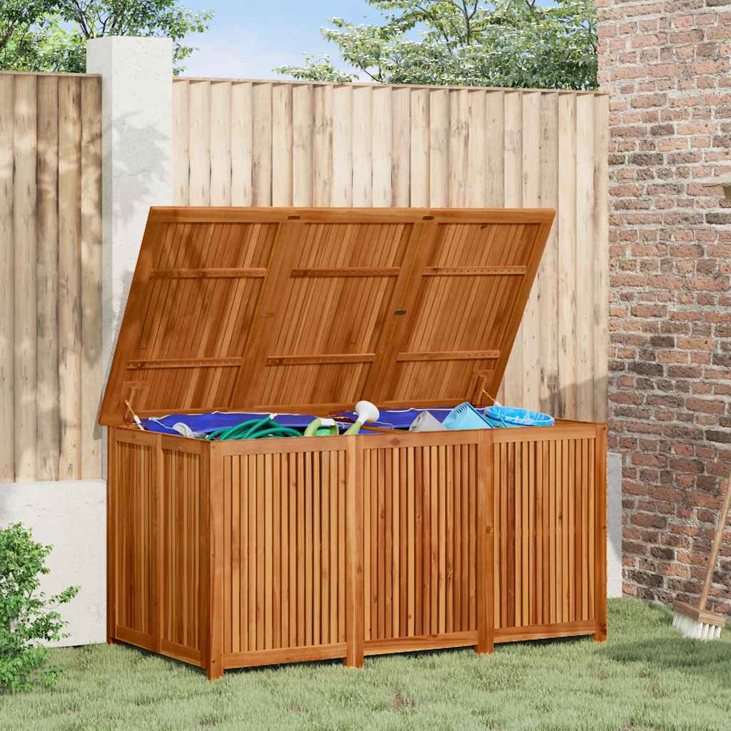 Garden Storage Box 150x80x75 cm Solid Wood Acacia