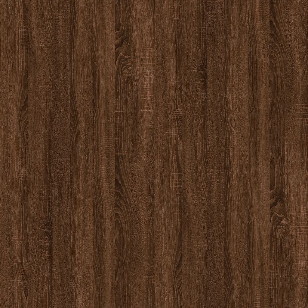 Book Cabinet/Room Divider Brown Oak 80x24x192 cm Engineered Wood