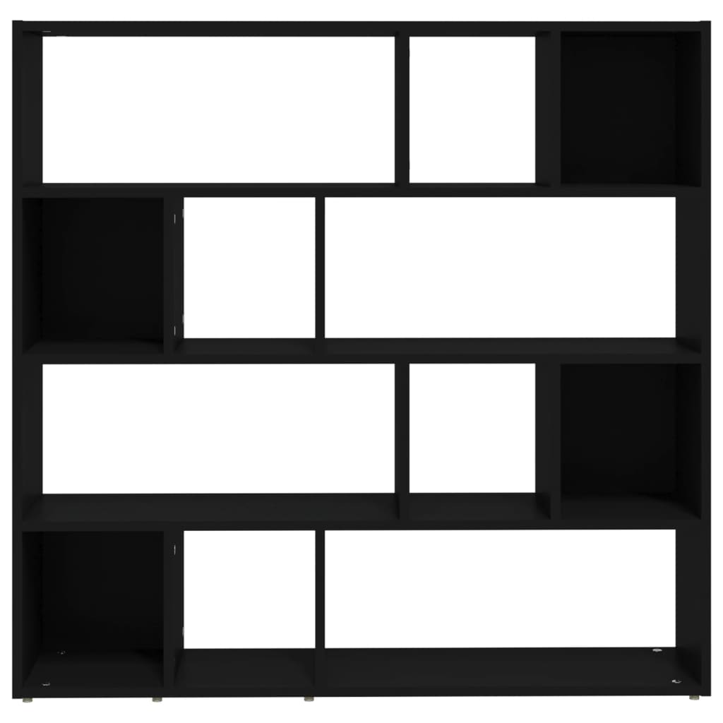 Book Cabinet/Room Divider Black 105x24x102 cm