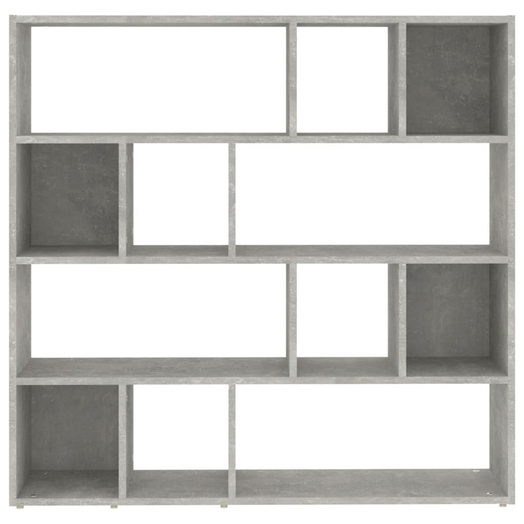 Book Cabinet/Room Divider Concrete Grey 105x24x102 cm