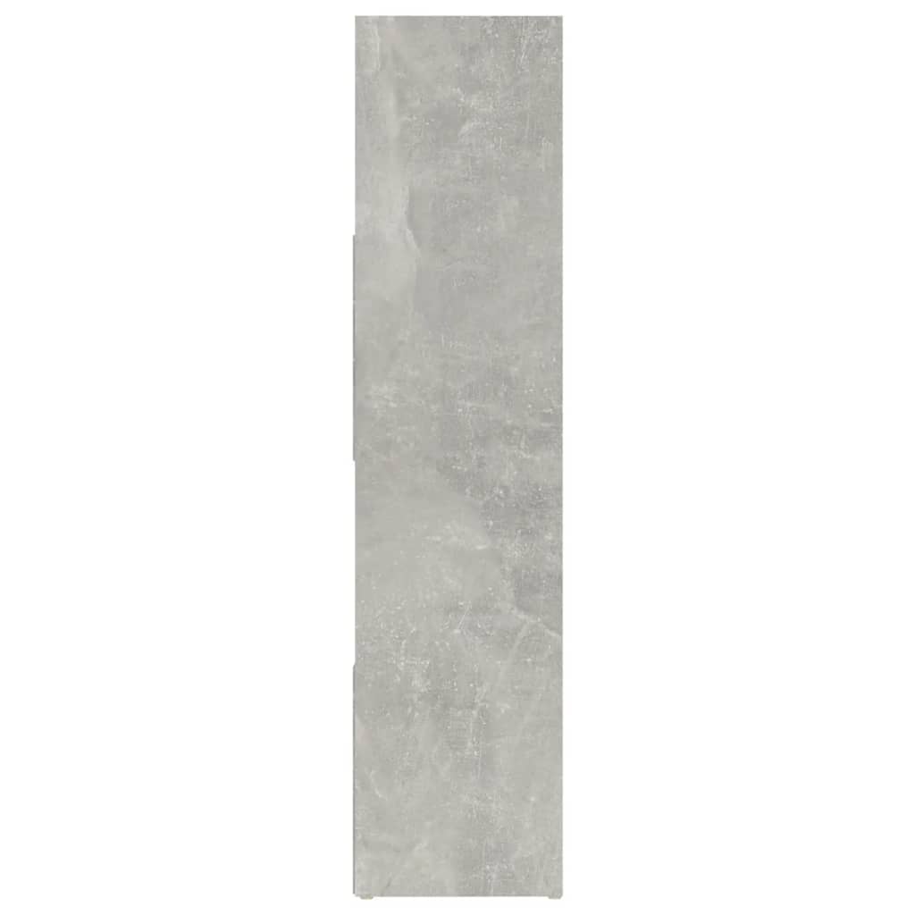 Book Cabinet/Room Divider Concrete Grey 105x24x102 cm