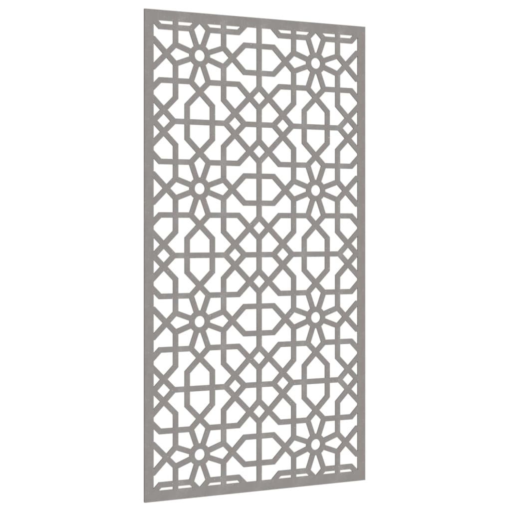 Garden Wall Decoration 105X55 Cm Corten Steel Moorish Design