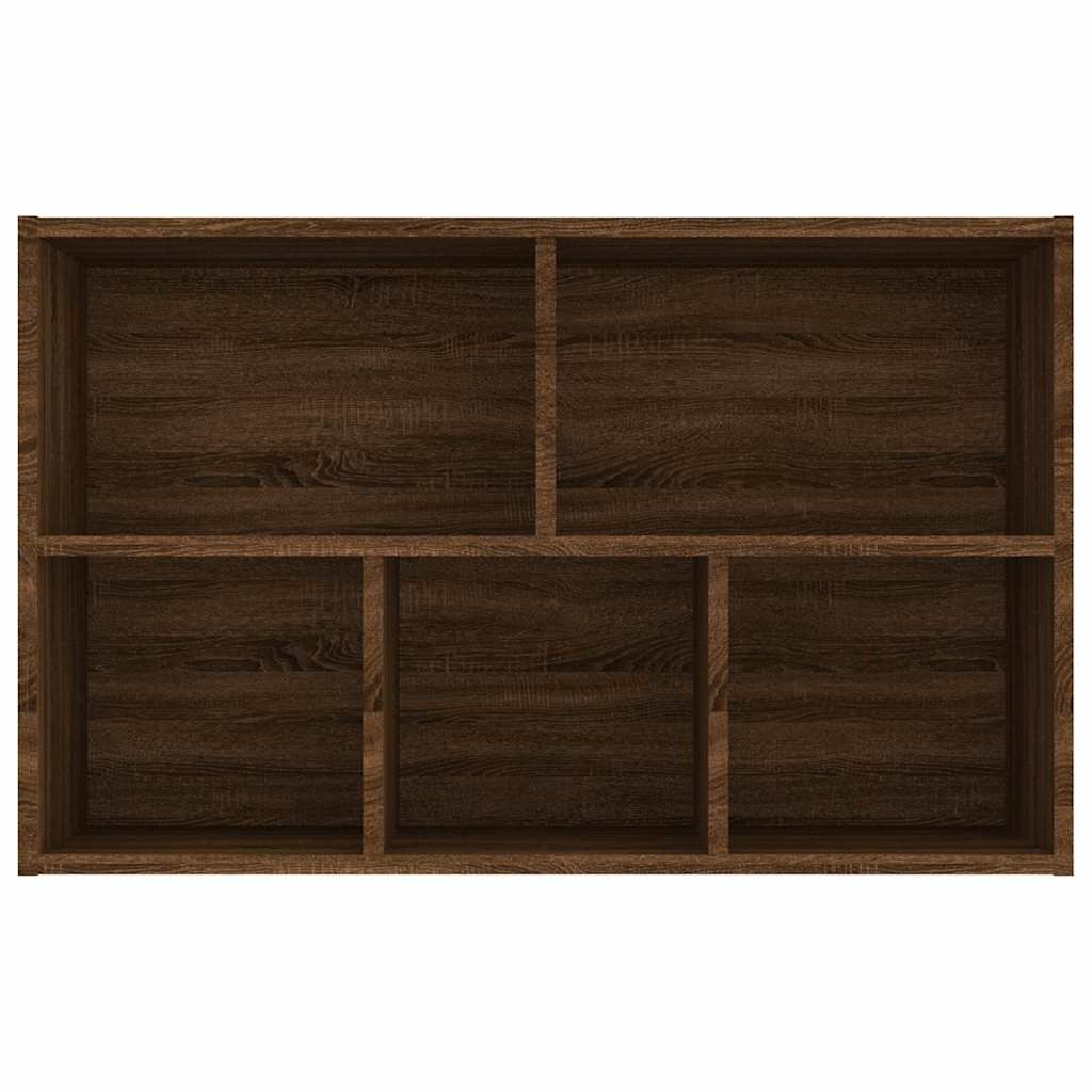 Book Cabinet/Sideboard Brown Oak 50x25x80 cm Engineered Wood