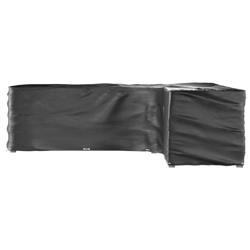 L-Shaped Garden Furniture Covers 2 pcs 20 Eyelets 300x300x90 cm