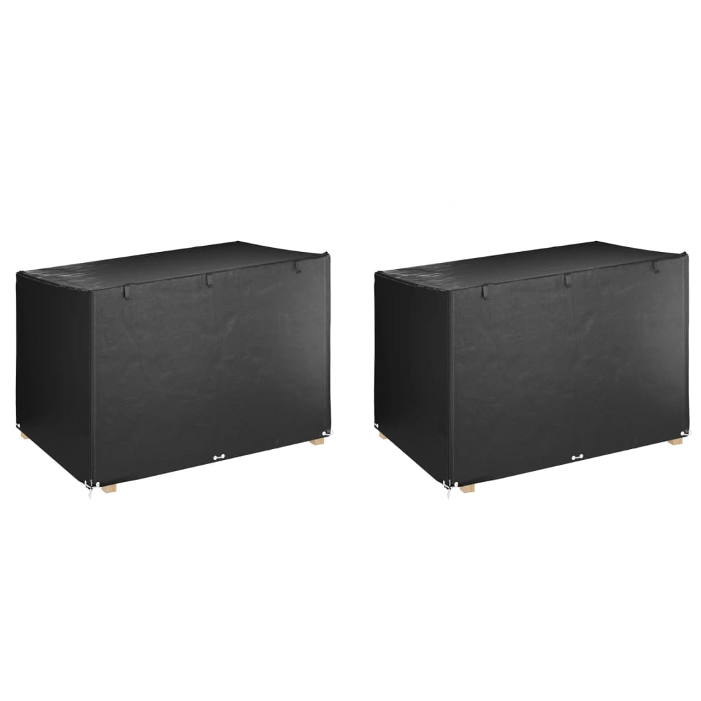 Swing Bench Covers 2 pcs 12 Eyelets 215x150x130/150 cm Polyethylene