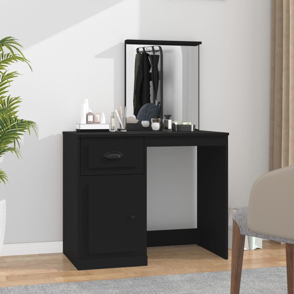 Dressing Table 90X50X132.5 Cm Engineered Wood