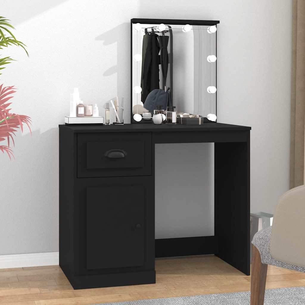 Dressing Table 90X50X132.5 Cm Engineered Wood