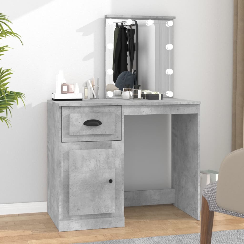 Dressing Table 90X50X132.5 Cm Engineered Wood