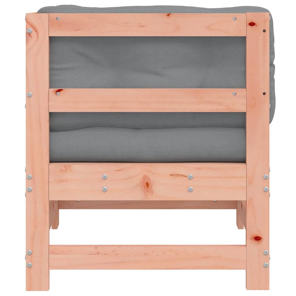 Corner Sofa with Cushions Solid Wood Douglas