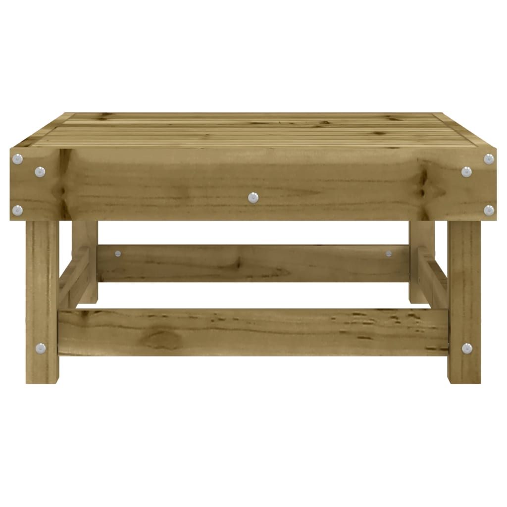 Garden Footstool Impregnated Wood Pine