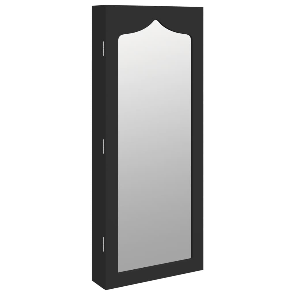Mirror Jewellery Cabinet Wall Mounted 37.5X10X90 Cm