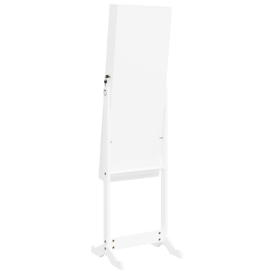 Mirror Jewellery Cabinet With Led Lights Free Standing