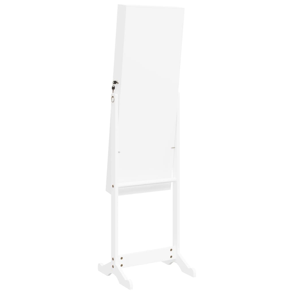 Mirror Jewellery Cabinet With Led Lights Free Standing