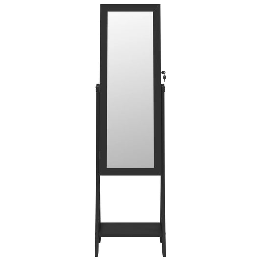 Mirror Jewellery Cabinet With Led Lights Free Standing