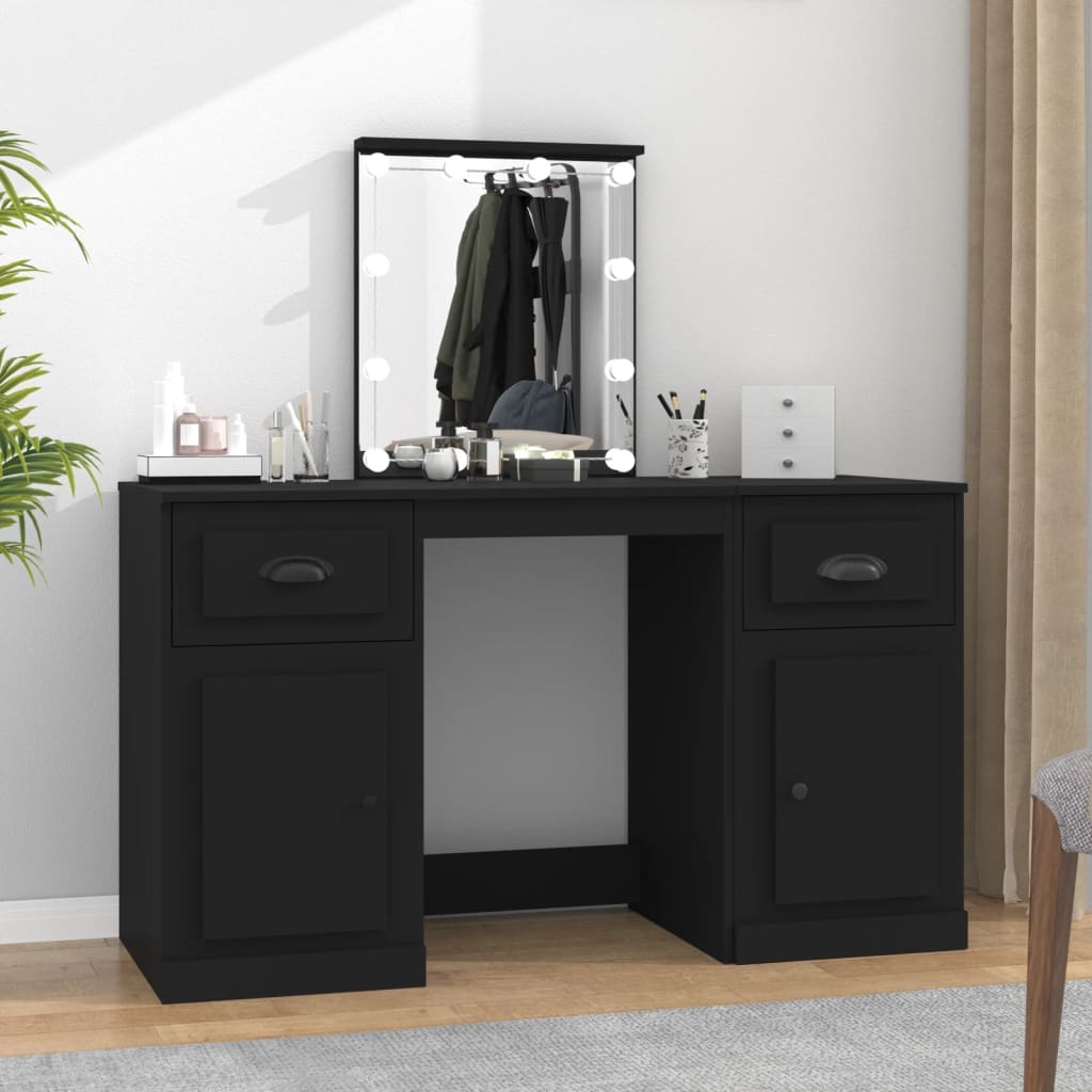 Dressing Table With Led 130X50X132.5 Cm