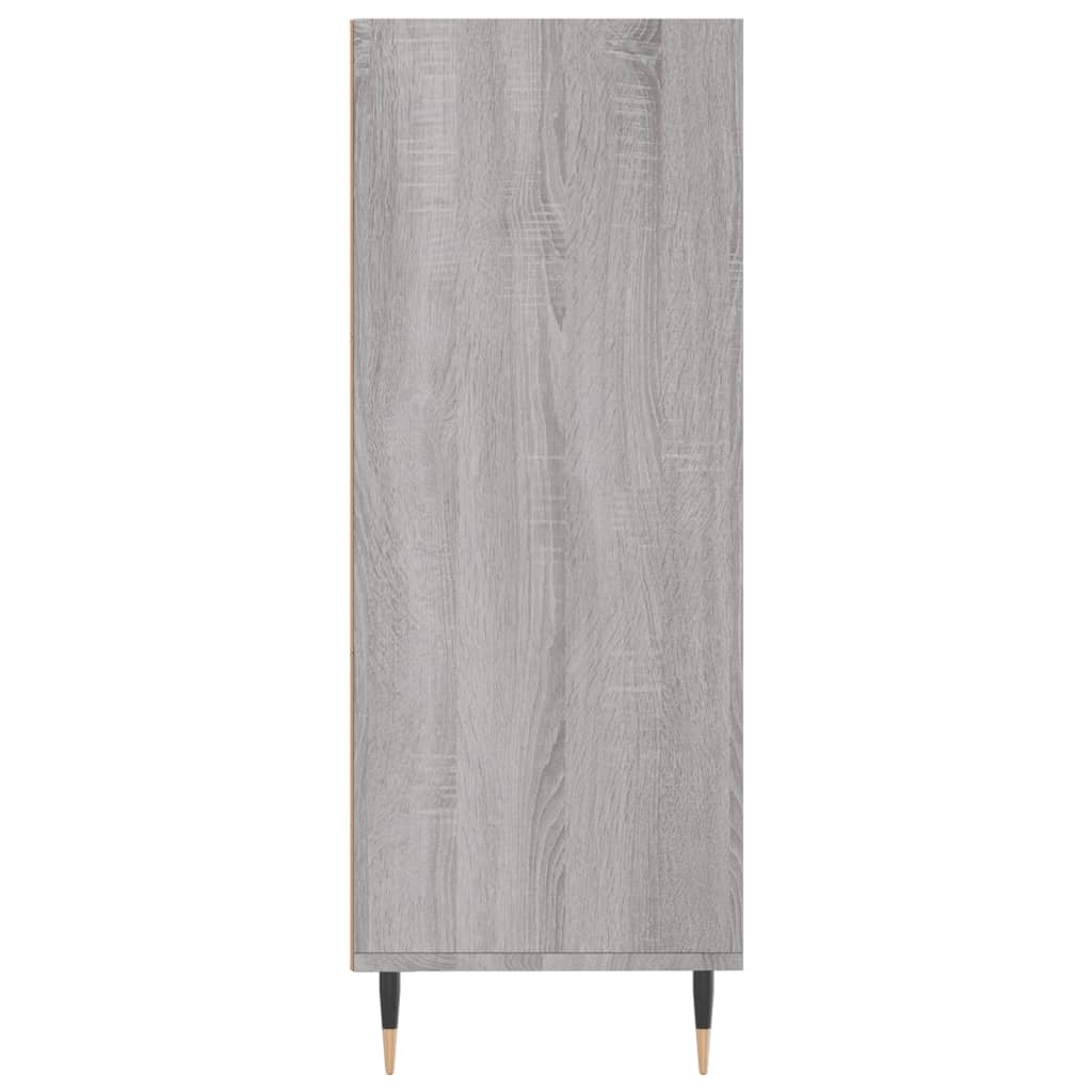 Bookcase Grey Sonoma 69.5x32.5x90 cm Engineered Wood