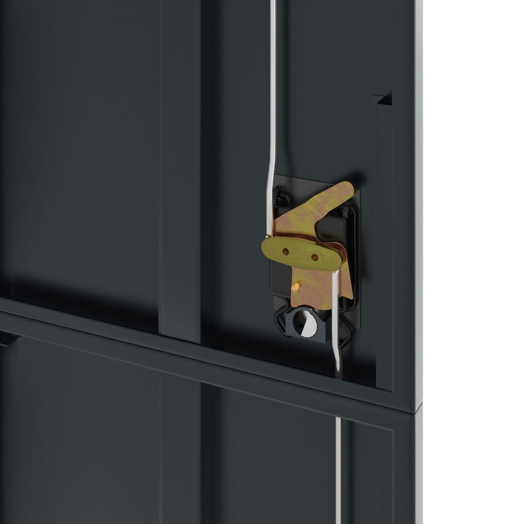 File Cabinet Anthracite 90x40x200 cm Steel
